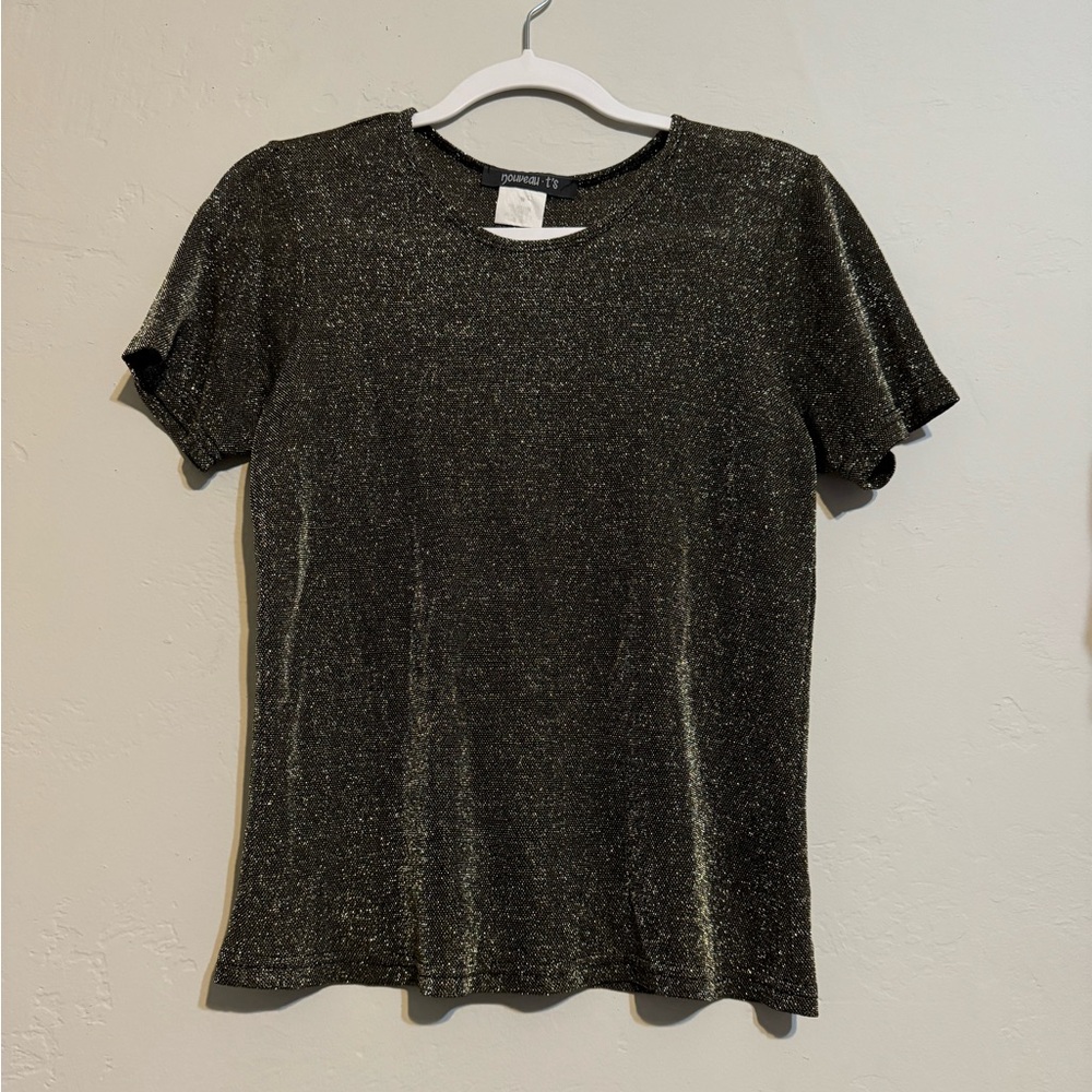 Nouveau T's Shimmer Gold Blouse (S)